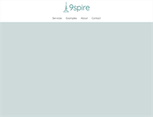 Tablet Screenshot of 9spire.com